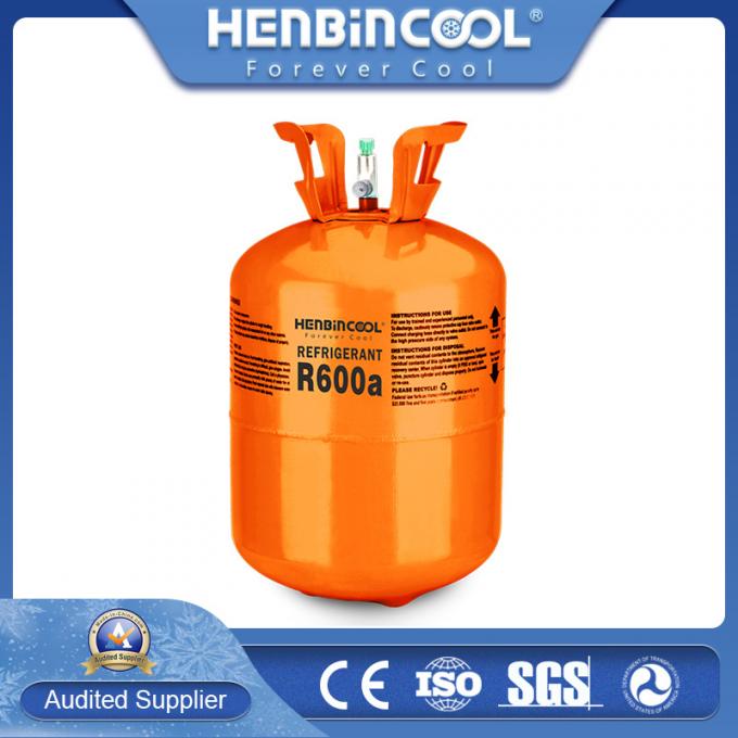 99.99% Isobutane R600A chất làm mát Không mùi 6,5kg R600a Refrigerant 1