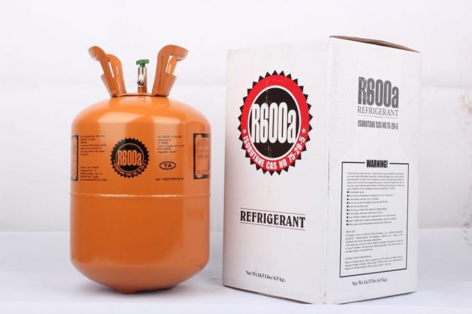 99.99% Isobutane R600A chất làm mát Không mùi 6,5kg R600a Refrigerant 4
